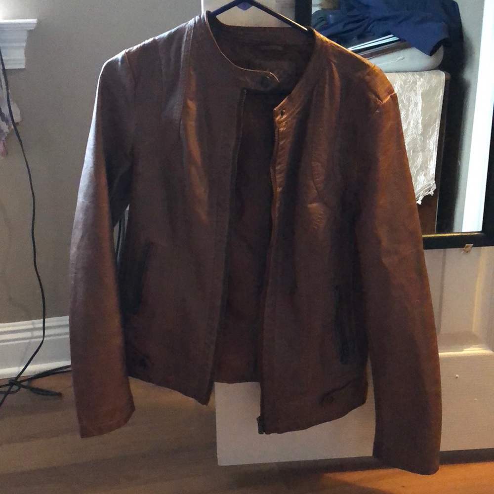 Faux Leather Jacket